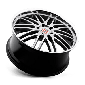 19X11 Victor Equipment LEMANS GLOSS BLACK W/ MIRROR CUT LIP 5X130