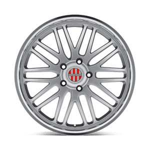 18X11 Victor Equipment LEMANS HYPER SILVER W/ MIRROR CUT LIP 5X130