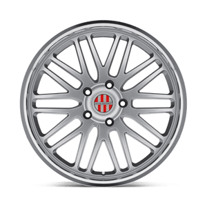18" Victor Equipment LEMANS HYPER SILVER W/ MIRROR CUT LIP 5X130