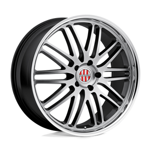 18" Victor Equipment LEMANS HYPER SILVER W/ MIRROR CUT LIP 5X130