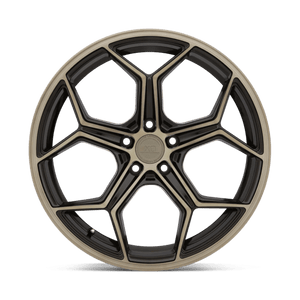 22" XO HELSINKI DARK BRONZE W BRUSHED BRZ FACE 5X114.3