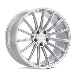 22" XO LONDON SILVER W/ BRUSHED FACE 5X115