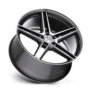 20" Mandrus BREMEN GLOSS GUNMETAL MIRROR CUT FACE 5X112