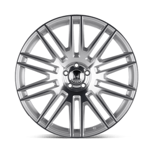 22X9.5 Mandrus ESTATE GLOSS SILVER W/ MIRROR FACE RF 5X112