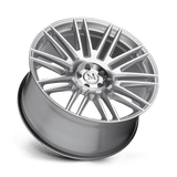 21X10 Mandrus ESTATE GLOSS SILVER W/ MIRROR FACE 5X112