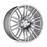 22" Mandrus ESTATE GLOSS SILVER W/ MIRROR FACE RF 5X112