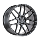 22X10 Mandrus MIGLIA GLOSS GUNMETAL RF 5X112
