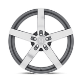 20" Mandrus ARROW GUNMETAL W/ MIRROR CUT FACE 5X112