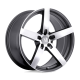20" Mandrus ARROW GUNMETAL W/ MIRROR CUT FACE 5X112