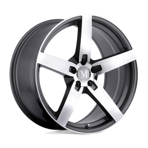 20" Mandrus ARROW GUNMETAL W/ MIRROR CUT FACE 5X112