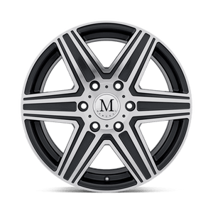 20X10 Mandrus ATLAS GUNMETAL W MIRROR CUT FACE&LIP 5X112