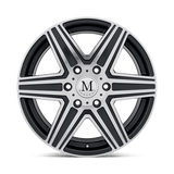 20" Mandrus ATLAS GUNMETAL W MIRROR CUT FACE&LIP 5X112