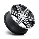 20" Mandrus ATLAS GUNMETAL W MIRROR CUT FACE&LIP 5X112