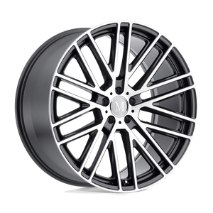 20" Mandrus MASCHE GLOSS GUNMETAL MIRROR CUT FACE 5X112