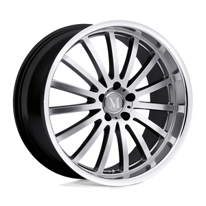 19" Mandrus MILLENIUM HYPER SILVER W/ MIRROR CUT LIP 5X112