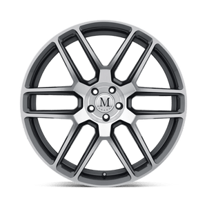 20X10 Mandrus OTTO GUNMETAL W/ MIRROR CUT FACE 5X112