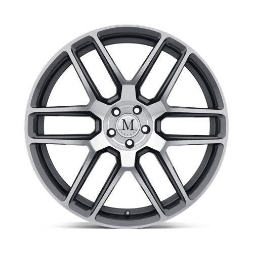 20" Mandrus OTTO GUNMETAL W/ MIRROR CUT FACE 5X112