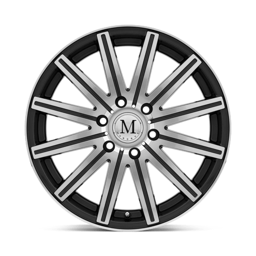 17X7.5 Mandrus STARK GUNMETAL W MIRROR CUT FACE&LIP 6X130
