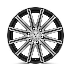 17X7.5 Mandrus STARK GUNMETAL W MIRROR CUT FACE&LIP 6X130