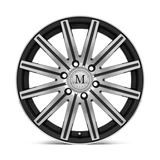 17" Mandrus STARK GUNMETAL W MIRROR CUT FACE&LIP 6X130