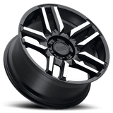 20" Black Rhino Hard Alloys MESA MATTE BLACK W/ MACHINED FACE 5X127