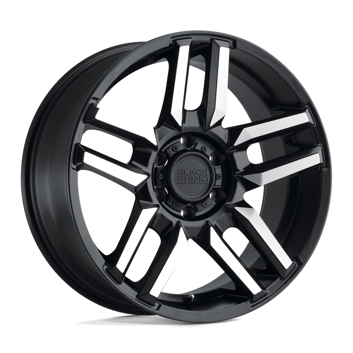 20" Black Rhino Hard Alloys MESA MATTE BLACK W/ MACHINED FACE 5X127