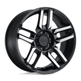 20" Black Rhino Hard Alloys MESA MATTE BLACK W/ MACHINED FACE 5X127