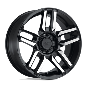 20" Black Rhino Hard Alloys MESA MATTE BLACK W/ MACHINED FACE 5X127