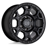 18" Black Rhino Hard Alloys MIDHILL MATTE BLACK W/ GUNMETAL BOLTS 6X130