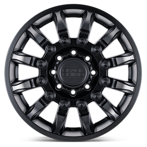 20" Black Rhino Hard Alloys MISSION MATTE BLACK W/ MACHINED TINT 8X165.1