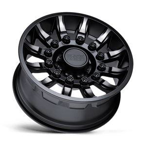 20" Black Rhino Hard Alloys MISSION MATTE BLACK W/ MACHINED TINT 8X165.1