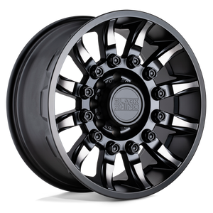 20" Black Rhino Hard Alloys MISSION MATTE BLACK W/ MACHINED TINT 8X180