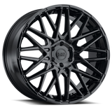 22" Black Rhino Hard Alloys MOROCCO GLOSS BLACK 5X127
