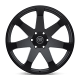 24" Black Rhino Hard Alloys MOZAMBIQUE MATTE BLACK 5X150