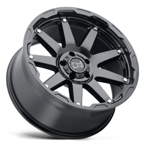 20X9.5 Black Rhino Hard Alloys OCEANO GLOSS GUN BLACK W/ SS BOLTS 5X127