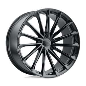 19X8.5 OHM PROTON GLOSS BLACK 5X120