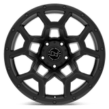 17 Black Rhino Hard Alloys OVERLAND MATTE BLACK 5X127