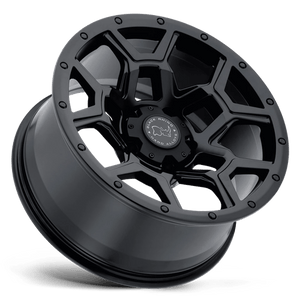 17 Black Rhino Hard Alloys OVERLAND MATTE BLACK 6X130