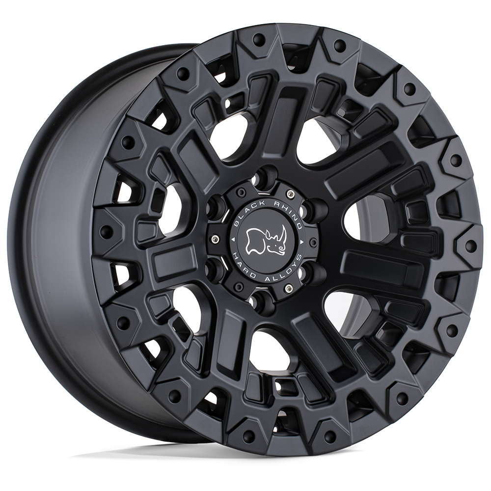 17" Black Rhino Hard Alloys OZARK MATTE BLACK 5X127