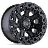 17" Black Rhino Hard Alloys OZARK MATTE BLACK 6X114.3