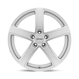 19" Petrol P2A SILVER W/ MACHINED CUT FACE 5X120