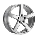 18" Petrol P2A SILVER W/ MACHINED CUT FACE 5X108