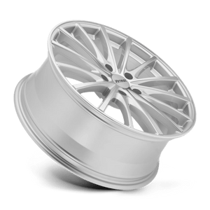 17" Petrol P3A SILVER W/ MACHINED CUT FACE 5X120