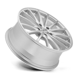19" Petrol P3A SILVER W/ MACHINED CUT FACE 5X100