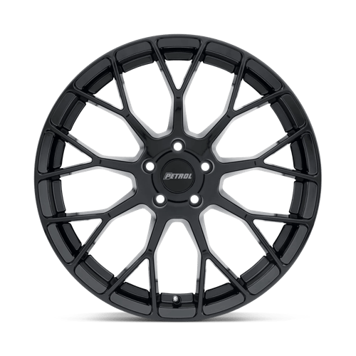 19X8 Petrol P2B GLOSS BLACK 5X120