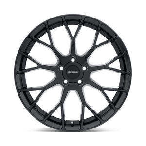 18X8 Petrol P2B GLOSS BLACK 5X108