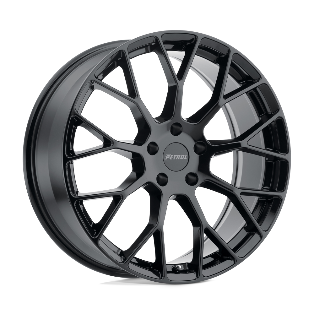 20" Petrol P2B GLOSS BLACK 5X112