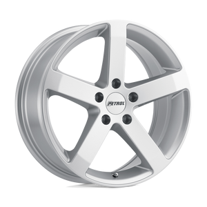 15" Petrol P3B GLOSS SILVER 5X100
