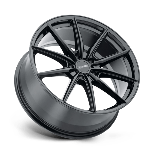 17" Petrol P4B GLOSS BLACK 5X114.3