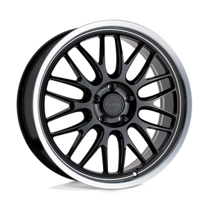 18" Petrol P4C GLOSS BLACK W/ MACH CUT LIP 5X114.3